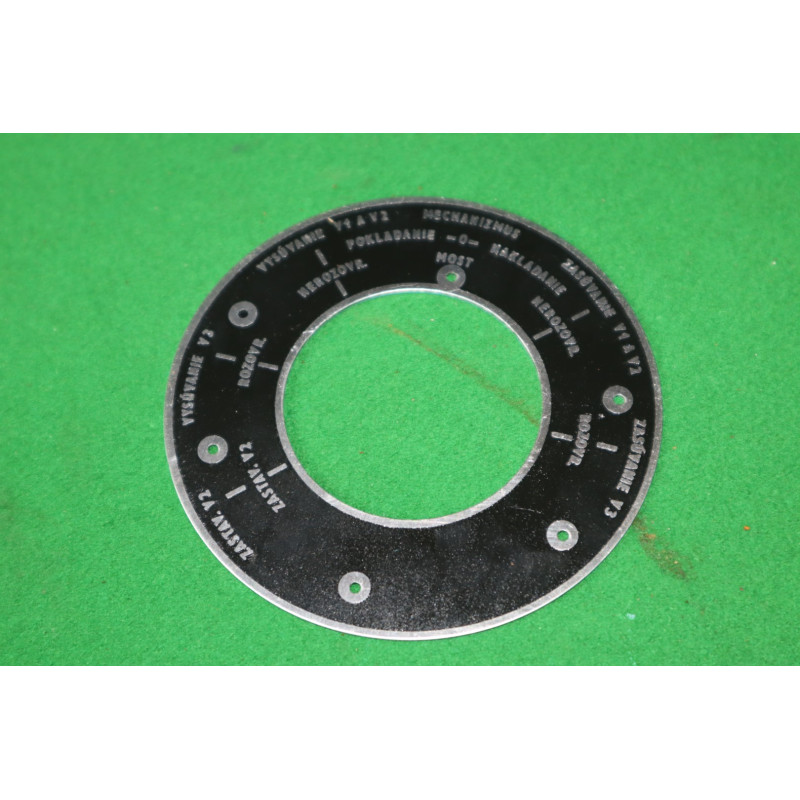 Štítok rozkladania mostu