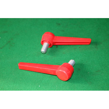 Upínacia páčka červená so skrutkou M12