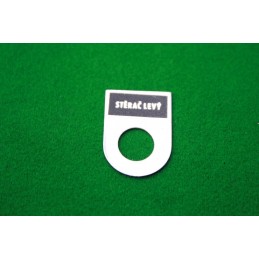 Štítok - stierač ľavý