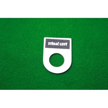 Štítok - stierač ľavý