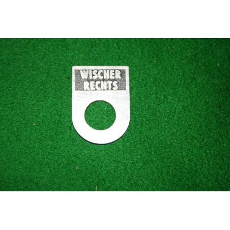 Štitok - WISCHER RECHTS