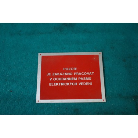 Štítok výstražný