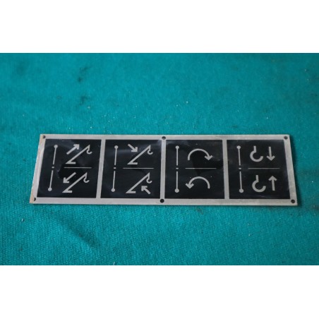 Štítok simbolou ovládania  VA 002201