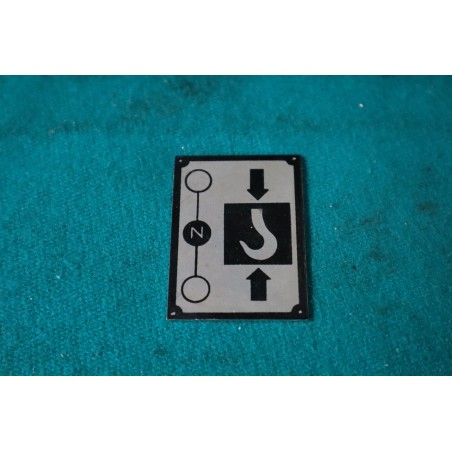 Štítok ovládania háku