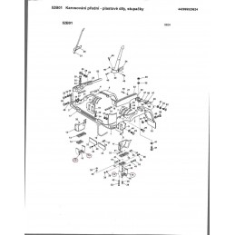 Držiak stupačky plastový Tatra Euro T001391