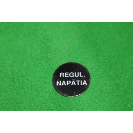 Štítok reg. napetia AL