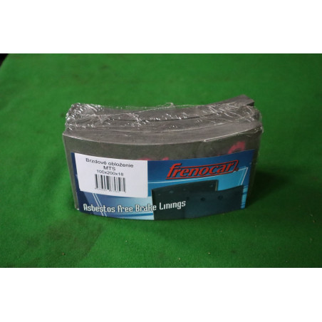 Brzdové obloženie sada predné nevŕtané 100x18x200 MTS