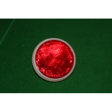 Odrazka červená priemer 54 mm