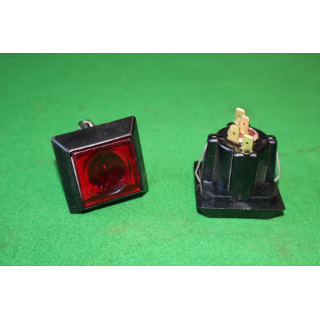 Tlačidlo veľkoplošné - červené