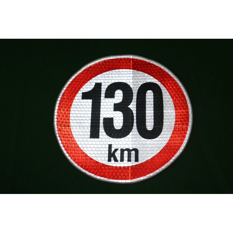 Nálepka konštrukčná rýchl. 130 Km