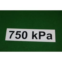 Nálepka tlaku 750 kPa
