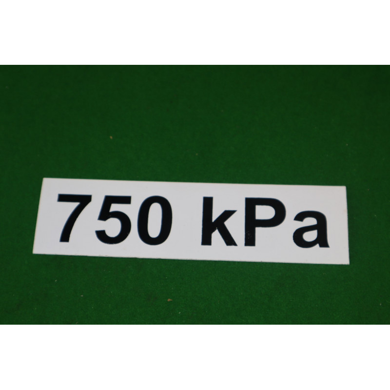 Nálepka tlaku 750 kPa