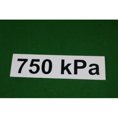 Nálepka tlaku 750 kPa
