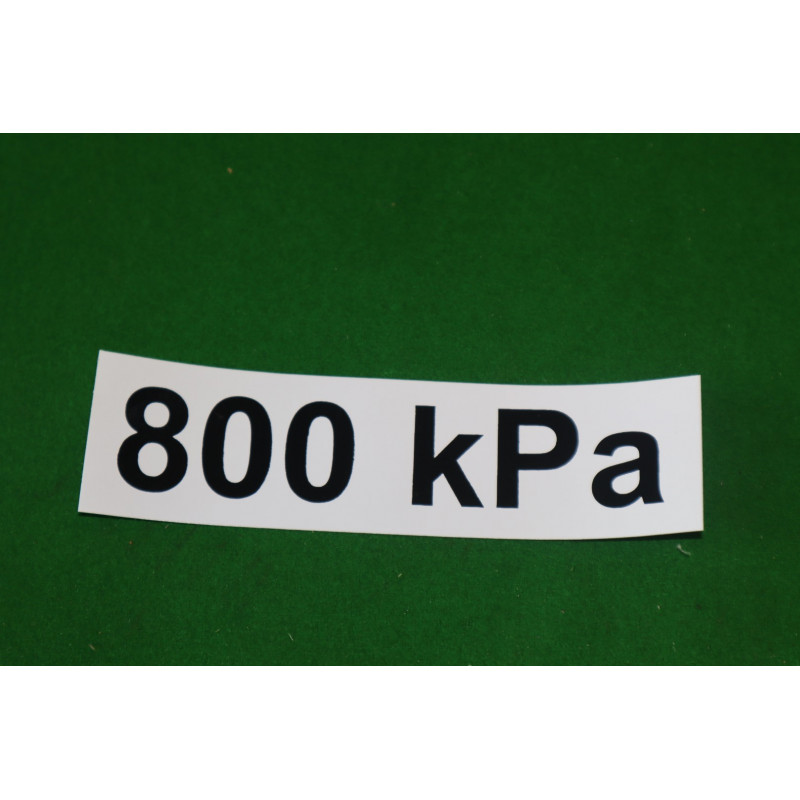 Nálepka tlaku 800 kPa
