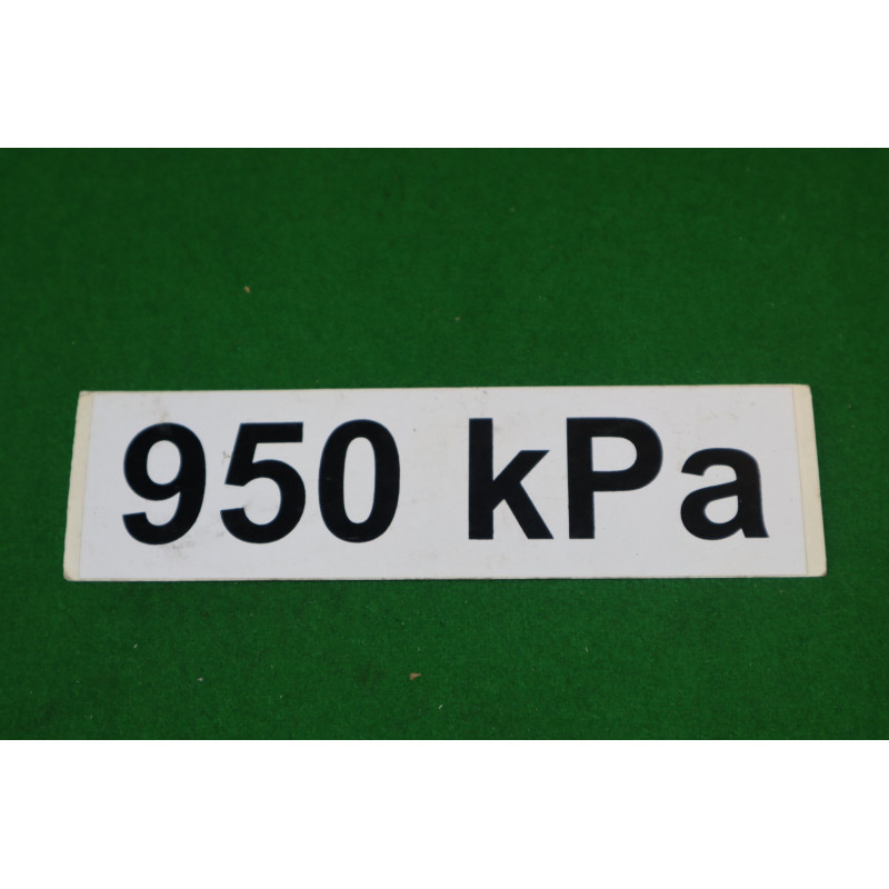 Nálepka tlaku 950 kPa