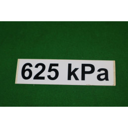 Nálepka tlaku 625 kPa