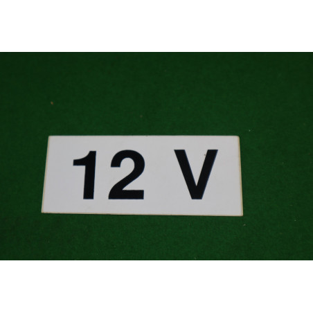 Nálepka 12 V
