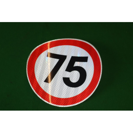 Nálepka konštrukčná rýchl. 75 KM