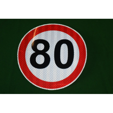 Nálepka konštrukčná rýchl. 80 KM