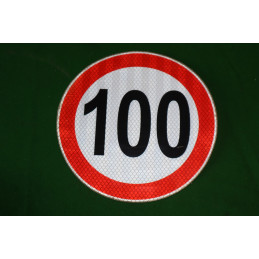 Nálepka konštrukčná rýchl. 100 KM