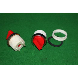 Ovládacia hlavica T6B červená - 3 polohy